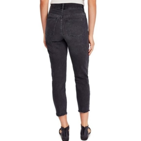 Free People Blossom Rigid Jean in Black - Picture 2 of 11